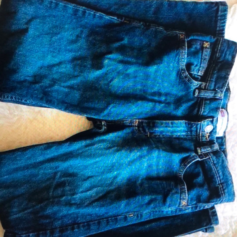 Wrangler blue jeans